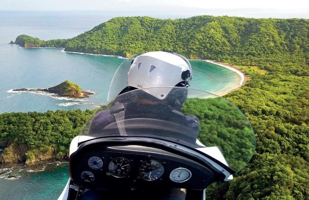 Tour aéreo sobre las hermosas playas de Costa Rica